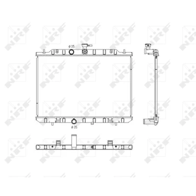 Afbeelding van Radiateur NRF 53761