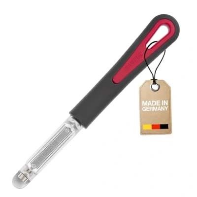Afbeelding van Westmark Tomaten en kiwischiller met gekarteld lemmet, retro design, 18.5 x 2.2 1.8 cm, roestvrij stalen Tomfix look, 2946RT60