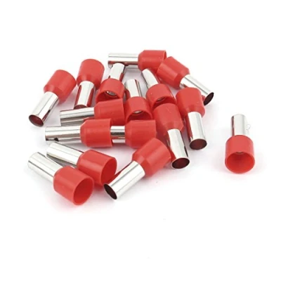Afbeelding van sourcingmap® 15 Stks Draad krimp Terminal Pre Geïsoleerde Ferrule Rood E16 12 6AWG 16 mm2
