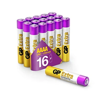 Afbeelding van GP Extra Alkaline Batterijen AAAA 1.5V Mini MN2500 LR61 E96 LR8D425 Pack van stuks alkalinebatterijen16