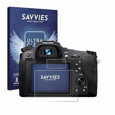 Afbeelding van Savvies (6 Stuks) Schermbeschermer voor Sony Cyber Shot DSC RX10 IV Screen Protector Ultra Transparant