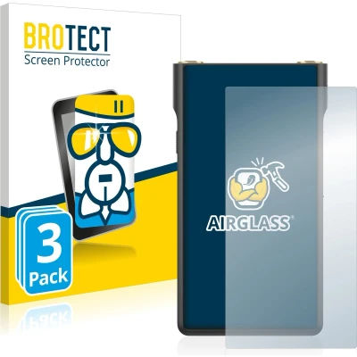 Afbeelding van BROTECT Screenprotector voor Sony Walkman NW WM1AM2 Folie Beschermfolie Beschermglas transparant (3 Stuks)