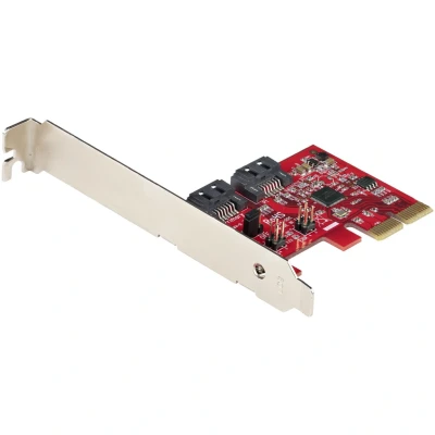 Afbeelding van StarTech.com SATA PCIe Kaart 2 Port Uitbreidingskaart 6Gbps Full/Low Profile PCI E