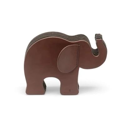 Afbeelding van Elefant M GvFC donkerbr. Met 12 polychr.