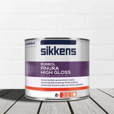 Afbeelding van Sikkens Rubbol Finura High Gloss 0,5 liter Houtverf