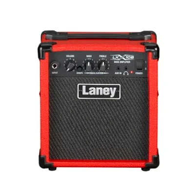 Afbeelding van Laney LX10B LX Series basgitaar amp 10 watt rood, rood