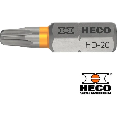 Afbeelding van HECO Drive schroefbit TORX TX 20 Oranje 10 stuks lengte 25 mm