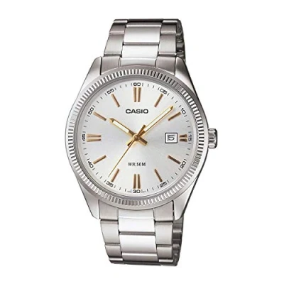 Afbeelding van Casio MTP 1302D 7 A2VDF (A488) A488 polshorloge voor heren, armband van roestvrij staal, kleur zilver