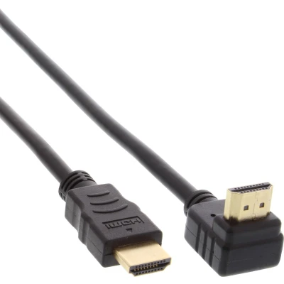 Afbeelding van HDMI kabel 90 haaks naar boven versie 1.4 (4K 30Hz) 1 meter