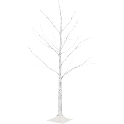 Afbeelding van vidaXL Berkenboom LED 48 LED&#039;s warmwit 120 cm wit