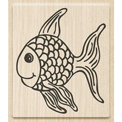 Afbeelding van Knorr prandell 211801105 stempel van hout (Communie &amp; Confirmatie) afmeting motief 6,5 x 5,5 cm, motief: Fridolin