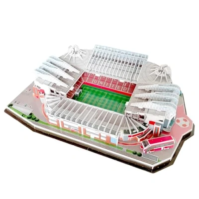 Afbeelding van Habarri Old Trafford Stadion 3D puzzel puzzelstadion voetbalstadion voor kinderen en volwassenen model bouwmodel 138 elementen