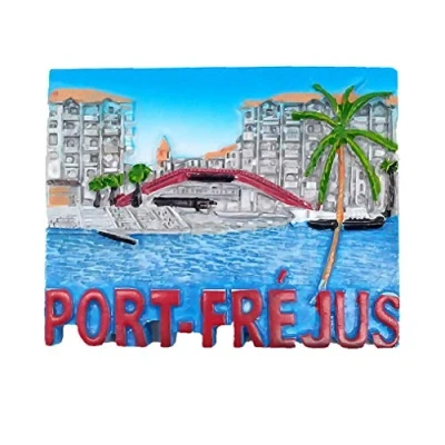 Afbeelding van Frejus Provence Alpes Cote d&#039;Azur Frankrijk 3D Koelkast Magneet Souvenir Gift Collectie, Huis &amp; keuken Decoratie Magnetische Sticker