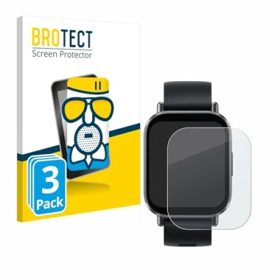 Afbeelding van BROTECT Antireflecterende Glas Screen Protector Mat voor Xiaomi Redmi Watch 5 Active (3 Stuks) Schermbeschermer [Folie niet Gehard Glas]