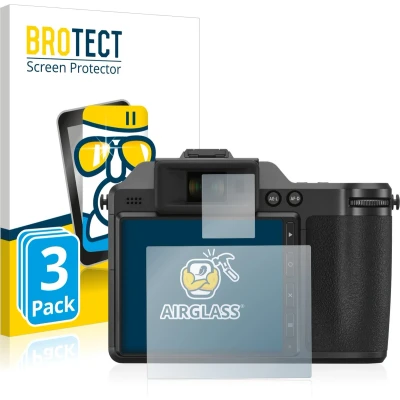 Afbeelding van BROTECT Screenprotector voor Fujifilm X H2 Folie Beschermfolie Beschermglas transparant (3 Stuks)