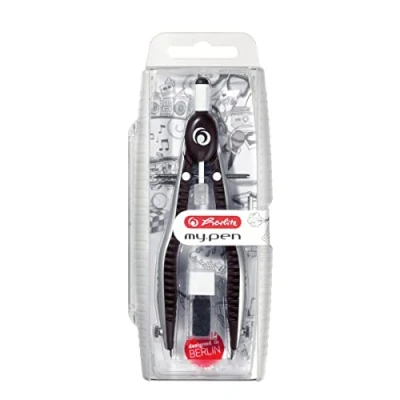 Afbeelding van Herlitz quick set passer my.pen zwart/wit