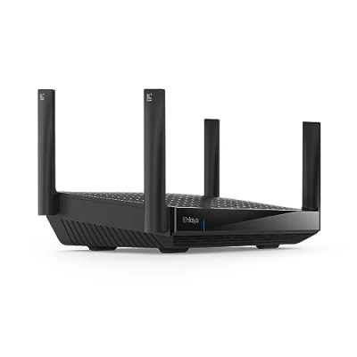 Afbeelding van Linksys Hydra Pro 6E tri‑band WiFi meshrouter Draadloze gamingrouter met 8 streams, toegang tot 6GHz band, snelheden 6,6 Gbps, 250 m² dekking, 55+ apparaten, werkt het Velop meshsysteem
