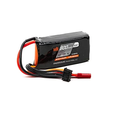 Afbeelding van 11,1 V 800 mAh 3S 50C LiPo accu: JST