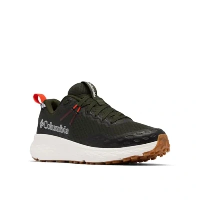 Afbeelding van Columbia Men&#039;s Konos TRS Outdry, Waterproof Low Rise Trekking and Hiking Shoes, Greenscape/Red Quartz, 14