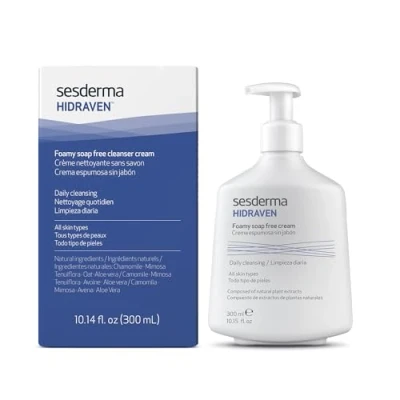 Afbeelding van Sesderma Hidraven Foamy Soap free Cream Face And Body 300ml