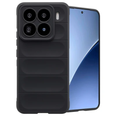 Afbeelding van Xiaomi 15 Pro Hoesje Siliconen en TPU (zacht) imoshion Softcase/Backcover Zwart Telefoonhoesje