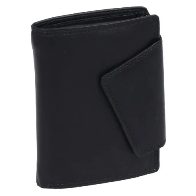 Afbeelding van LEAS RFID damesportemonnee, echt leer, zwart Ladies Collection&#039;&#039;, zwart, 17 x 9,5 cm, zwart., 17x9,5 cm