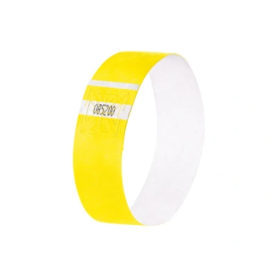 Afbeelding van Sigel Si Eb213 Evenementenbandjes Super Soft, 255X25Mm 120 Stuks Neon Geel