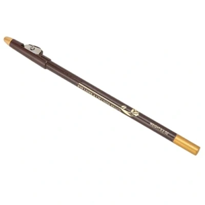 Afbeelding van Kappersstift, baardstiftvuller, tondeuse tracer grooming potlood barber benodigdheden, tracing tool/gids voor baard, haaraanzet, puntige baard styling en baardvorming, donkerbruin