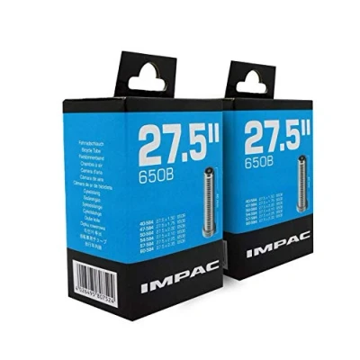 Afbeelding van Impac 2pk Cycle Tubes 27.5&quot; (650b) Schrader Valve 27.5 x 1.50 2.35/40 584 60 voor Mountainbikes