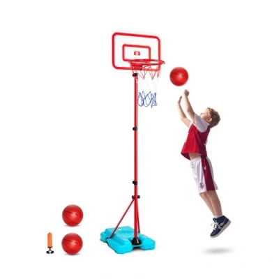 Afbeelding van VEVOR Basketbalring Kinderen Hoogte Verstelbare Basketbalstandaard Basketbalsysteem