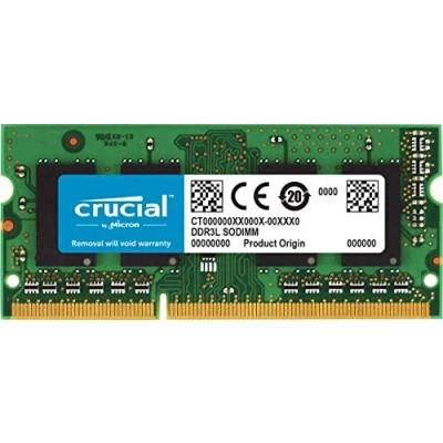 Afbeelding van Crucial CT4G3S186DJM 4GB (DDR3/DDR3L, 1866 MT/s, PC3 14900, SODIMM, 204 pin) Geheugen voor Mac