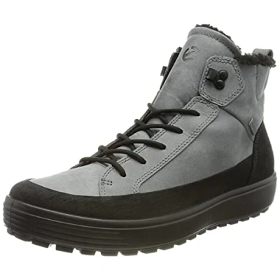 Afbeelding van ECCO SOFT 7 TRED Highcut Veterboots, Heren, Maat: 42, Black/titanium Nubukleer