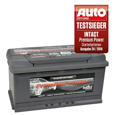 Afbeelding van intAct Premium startaccu 12V 100Ah 900A Autoaccu met 30% meer startvermogen en snellaadtechnologie lekvrij onderhoudsvrij afmetingen (LxBxH): 353x175x190mm, pluspool rechts