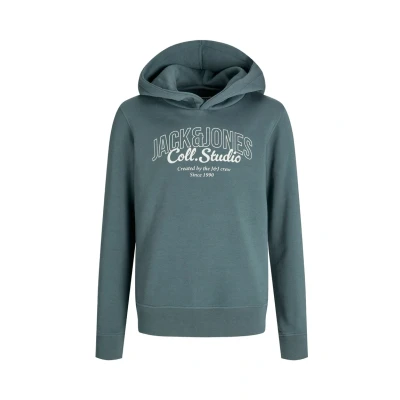 Afbeelding van Jack&amp;Jones kids jongens trui MAKOTO Stormy Weather Big Print Regular Fit