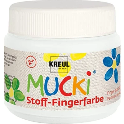 Afbeelding van KREUL 91307 Javana textielverf voor lichte stoffen, 250 ml pot in koningsblauw, gladde verf op waterbasis met romig karakter, dringt diep door de vezels