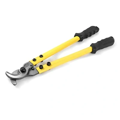 Afbeelding van QWORK® kabelknipper van gehard staalkabel, 350 mm, hittebehandeling op hoge temperatuur roestvrij staal