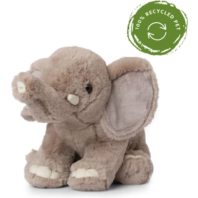 Afbeelding van WWF JongensMeisjes Olifant Floppy knuffel 22 cm in de kleur Grijs