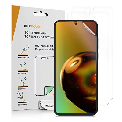 Afbeelding van kwmobile 3x screenprotectors geschikt voor Motorola Edge 30 Neo beschermende folie smartphone