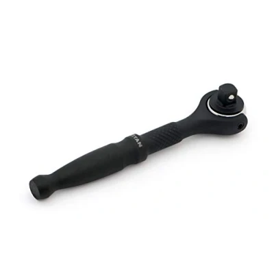 Afbeelding van Titan 11313 1/4 inch aandrijving x 4 90 tand draaibare kop micro ratel zwart, fabriek