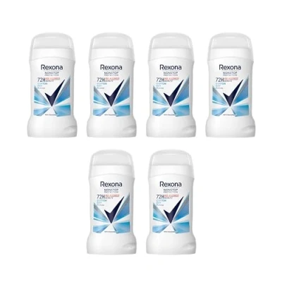 Afbeelding van 6 x Rexona Nonstop Protection deodorant, katoen, droog, anti transpirant, 72 uur bescherming tegen zweet en lichaamsgeur, 50 ml
