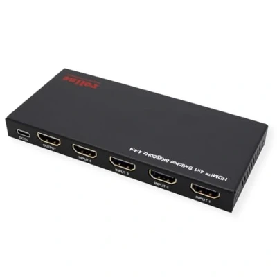 Afbeelding van Roline 8K HDMI schakelaar, 4 voudig, Schakeldoos