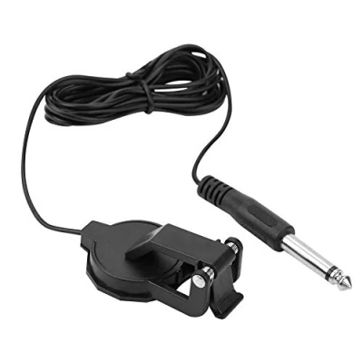 Afbeelding van Dilwe Viool Pickup, 3m 6.35mm Audio Jack Clip on Microfoon Piezo Akoestische Gitaar Pickup
