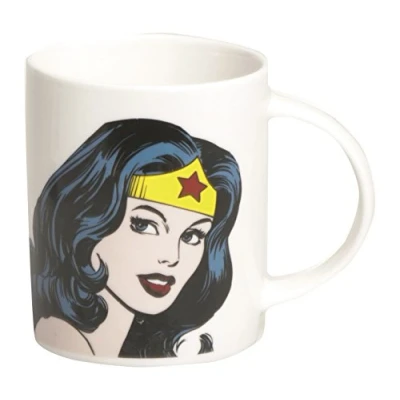 Afbeelding van Excelsa Super Helden Mok Wonder Woman 8,9 x 9 cm Bianco