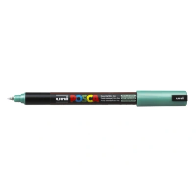 Afbeelding van Uni ball Paint Marker op waterbasis Posca PC 1MR metaalgroen