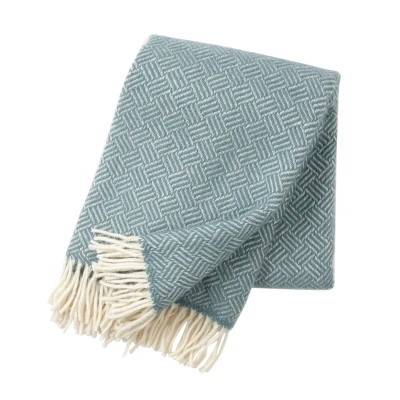 Afbeelding van Plaid Lamswol Samba Blauw 130 x 200 cm Klippan