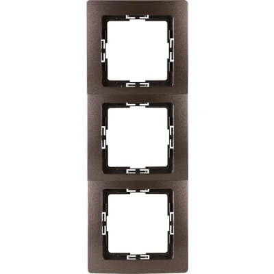Afbeelding van Kopp Afdekraam 3 voudig Paris rozenhout bruin, 308626067