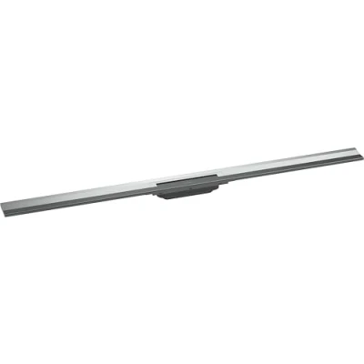 Afbeelding van hansgrohe RainDrain Flex 1200 56054000 in te korten voor wandmontage chroom klaar set douchegoot