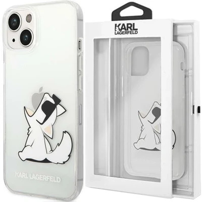 Afbeelding van Karl Lagerfeld KLHCP14MCFNRC iPhone 14 Plus 6.7 hardcase transparant Choupette Fun