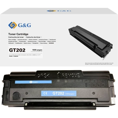 Afbeelding van G&amp;G Toner GT202 Origineel Zwart 1600 bladzijden