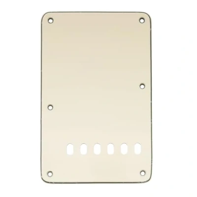 Afbeelding van Musiclily Vintage stijl Strat Tremolo Backplate voor Fender USA/Mexican Standard Stratocaster Moderne Stijl, 3 laags Crème